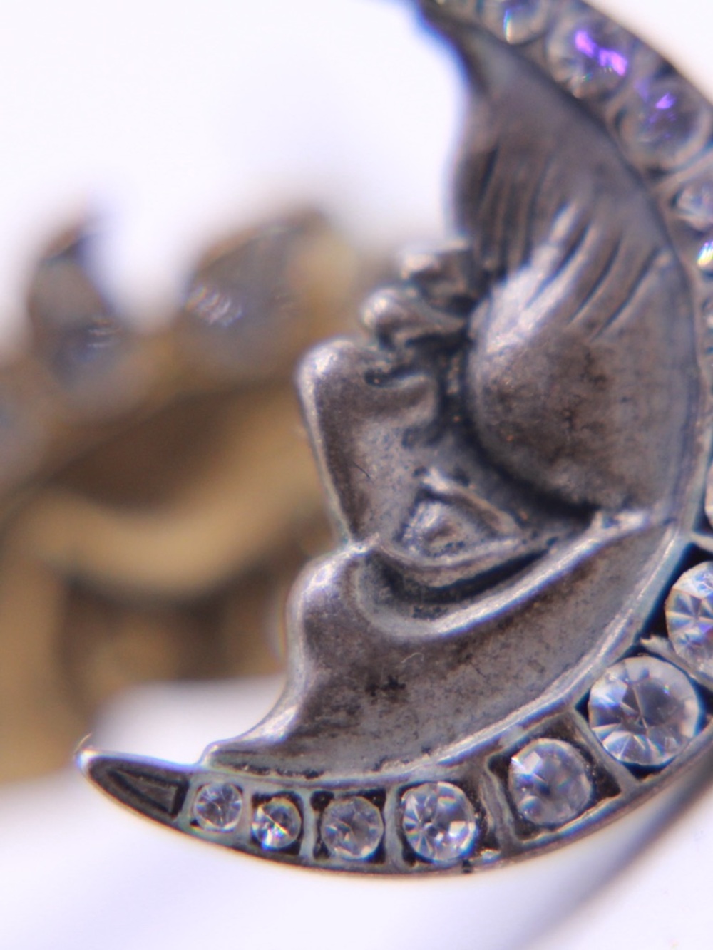 vintage MMA (Metropolitan Museum of Art) 925 celestial earrings Sun and moon - Picture 7 of 7